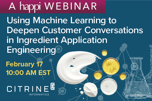 Using Machine Learning to Deepen Customer Conversations in Ingredient Application Engineering